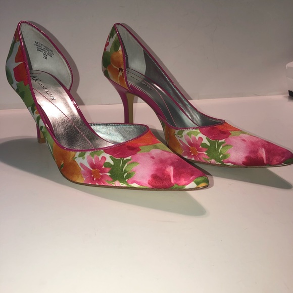 anne klein floral shoes